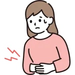 Abdominal Pain Female SVG Icon